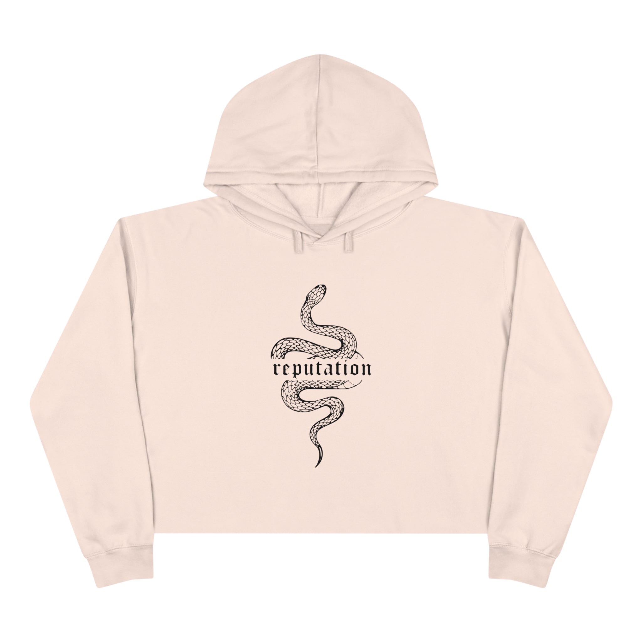 Taylor Swift Reputation Snake Crop Hoodie Pop Culture Fan Club